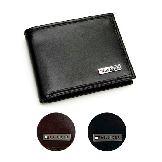 Tommy Hilfiger Men's Wallet 31Tl22X053 Leather Fordham Passcase Billfold