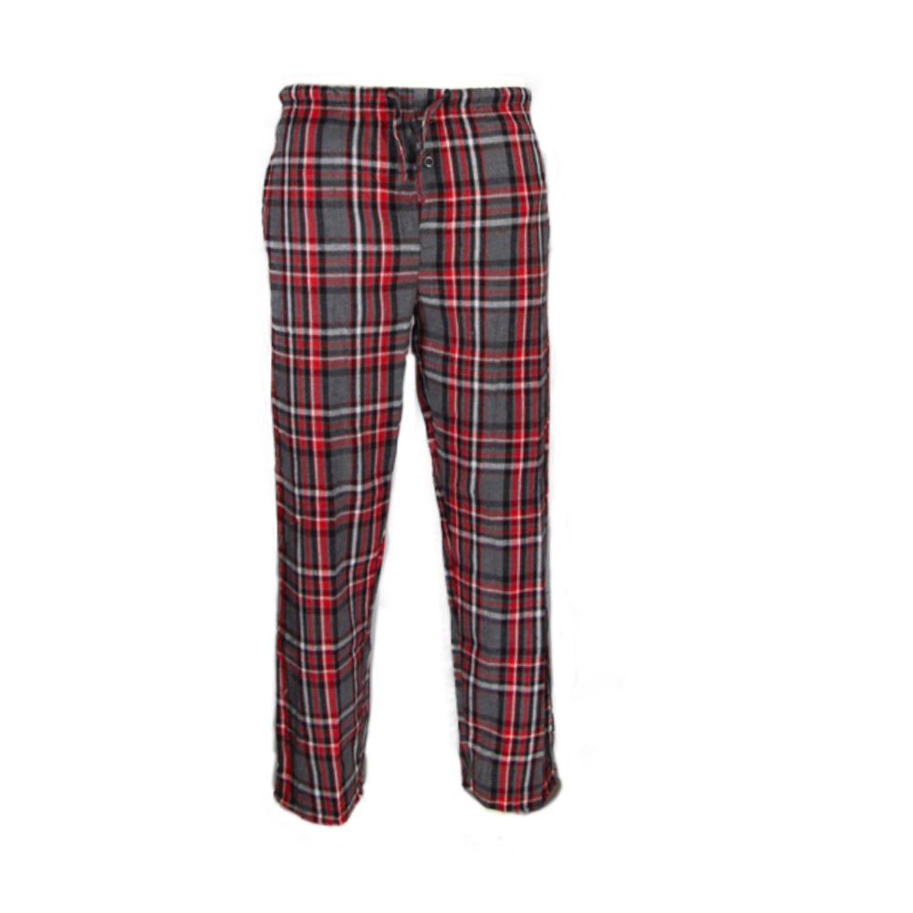 Grey Red Plaid