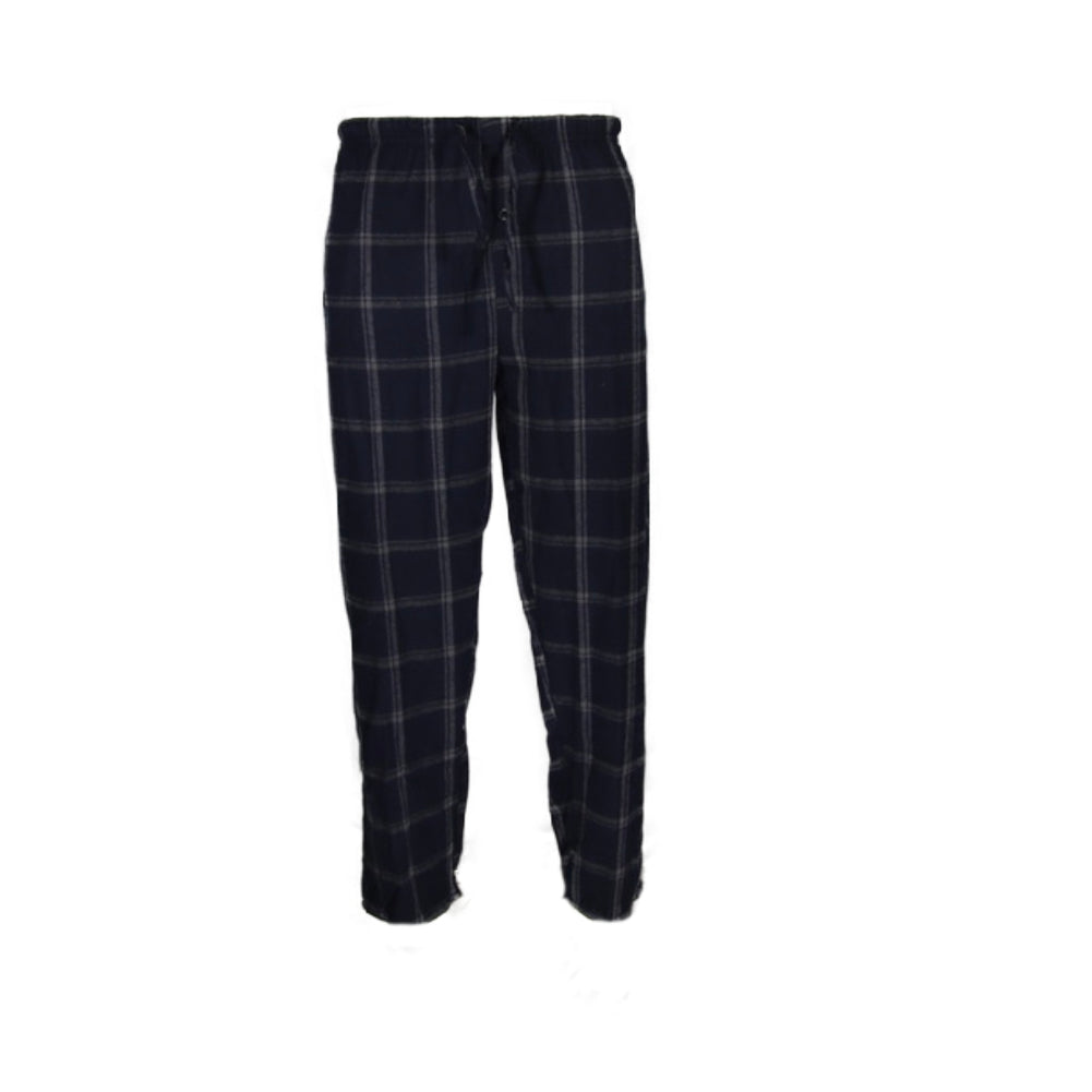 Navy Light Grey Plaid