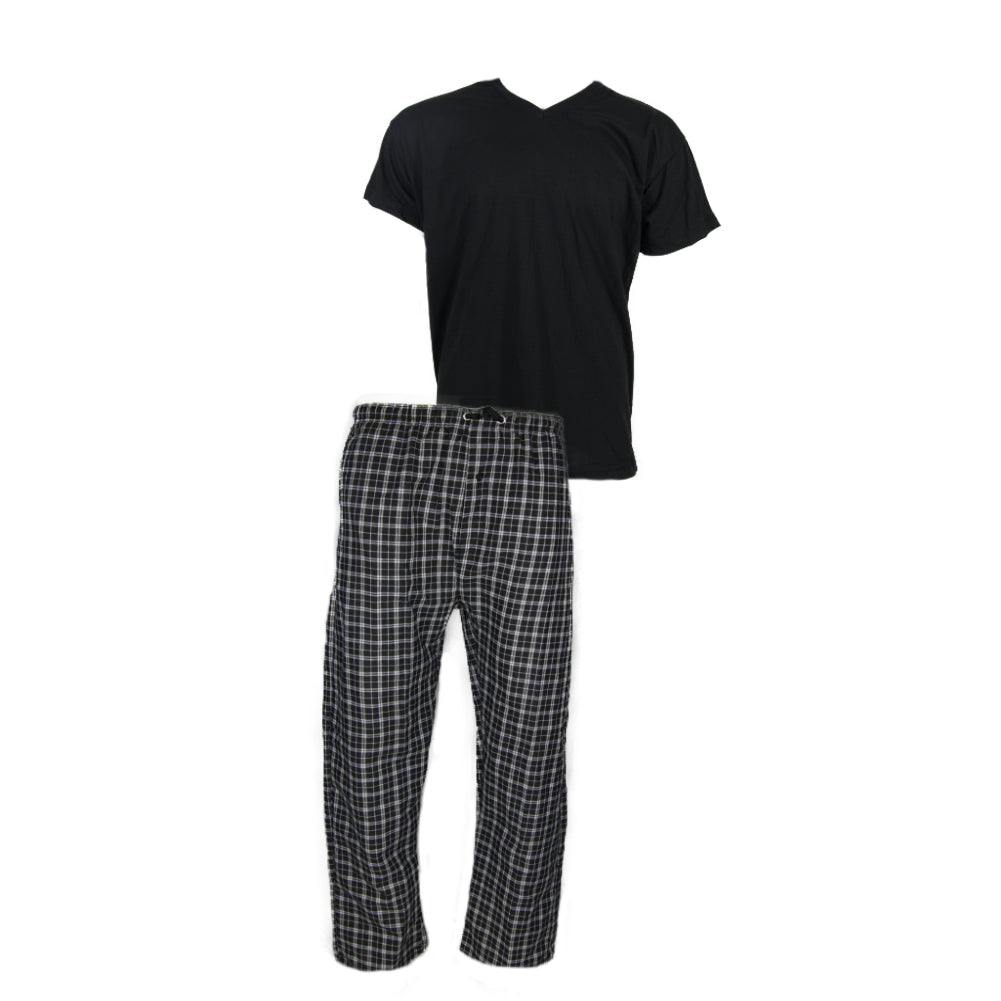 Black Check Black