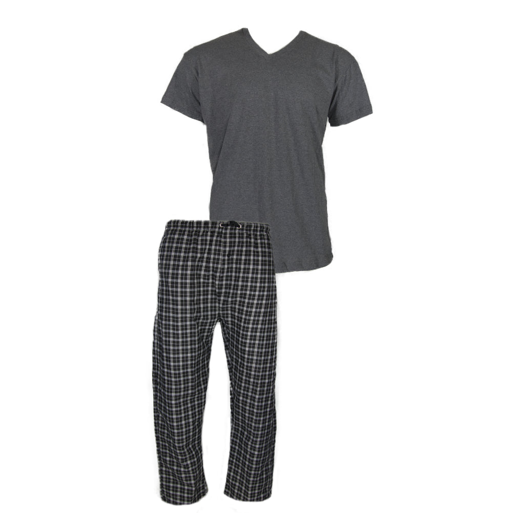 Black Check Grey