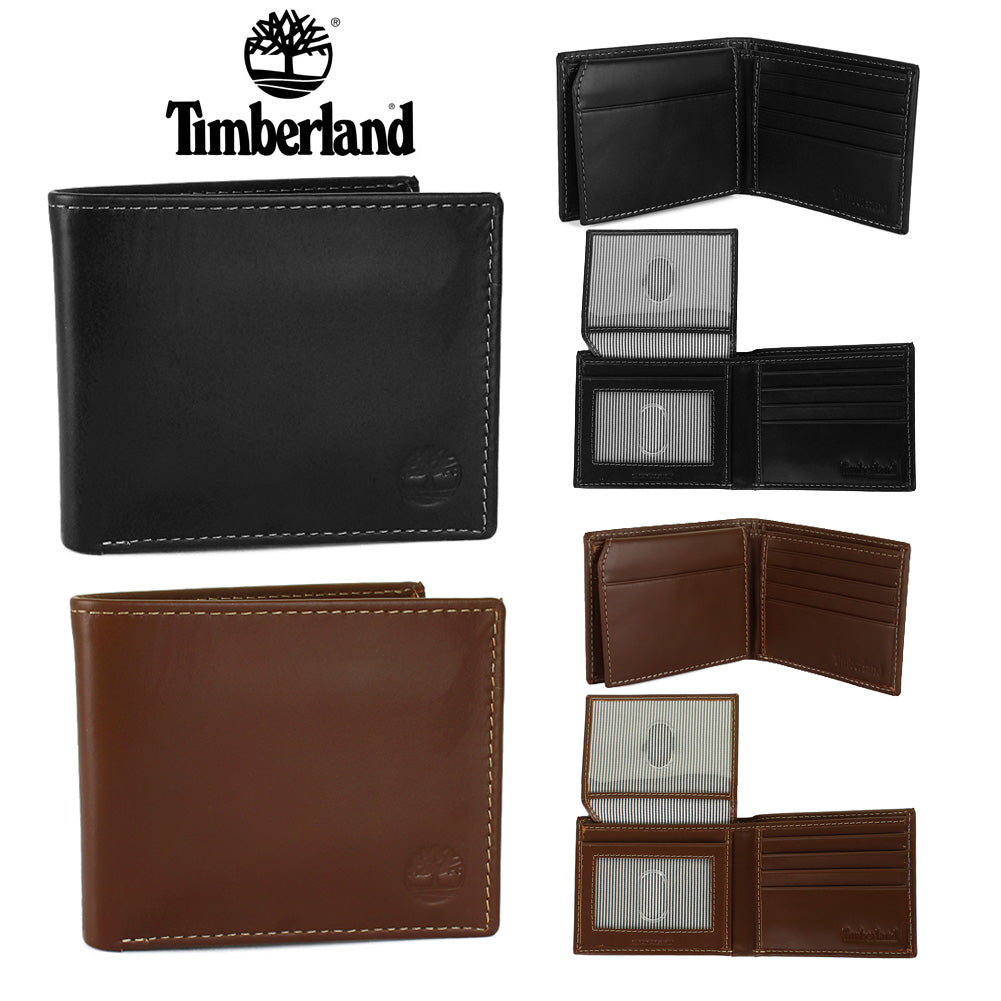 Timberland Men's Genuine Leather Passcase Wallet