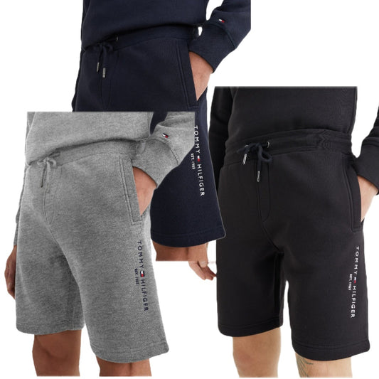 Tommy Hilfiger Men's Shorts Est. 1985 Logo Elastic Drawstring Waist Sweatshorts
