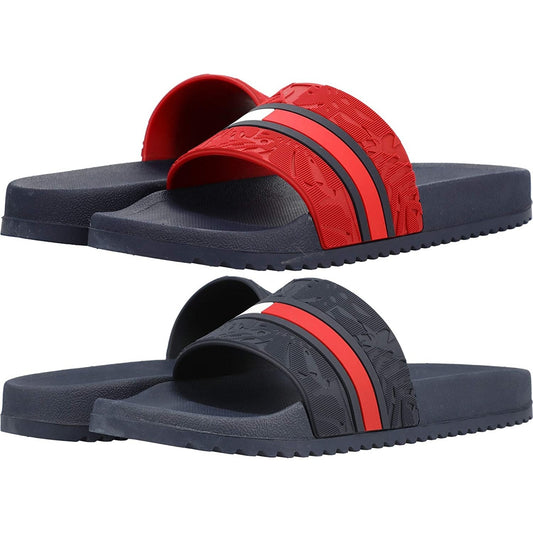 Tommy Hilfiger Men's Slide Casual Designer Flag Logo Slippers Roben Sandals