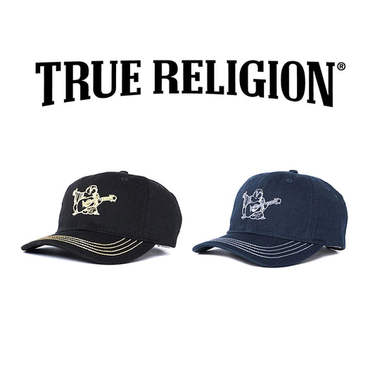 True Religion Men's Active Wear Fashion Embroidered Buddha Baseball Cap Hat