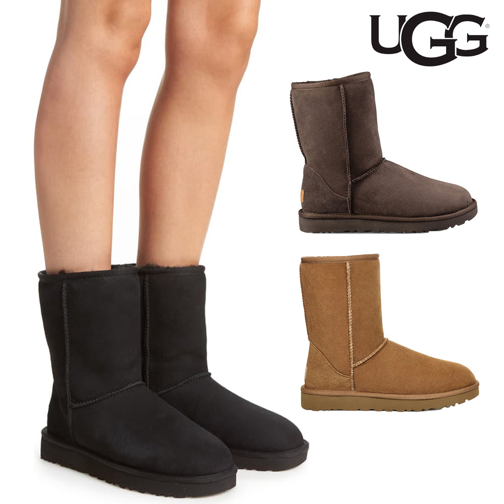 UGG Women's Classic Short II Genuine Shearling Lined Boots