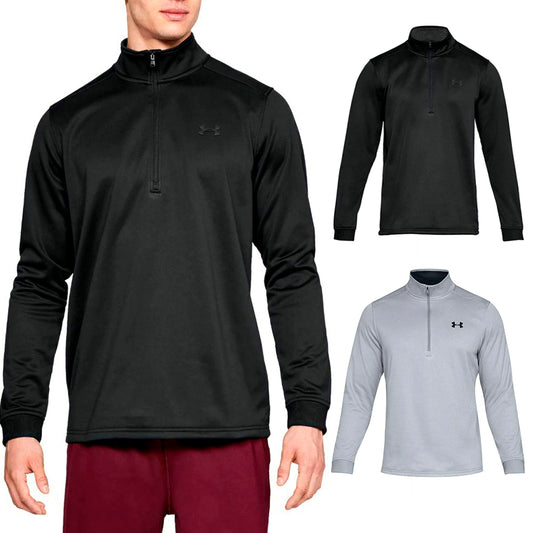 Under Armour Men's Armour Fleece 1/2 Zip Ribbed Cuff Long Sleeve Shirt 1320745