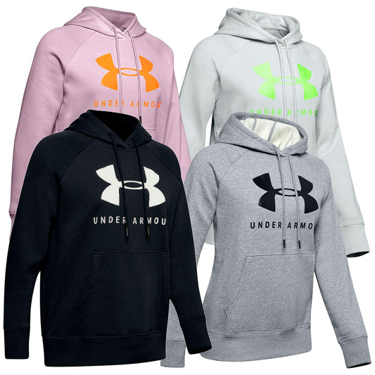 Under Armour Women's UA Rival Fleece Sportstyle Graphic Loose Hoodie 1348550