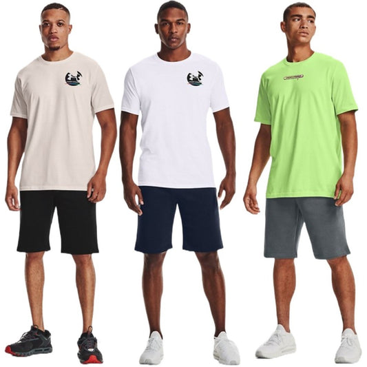 Under Armour Men's Shorts UA Rival Fleece Drawstring Waist Athletic Shorts