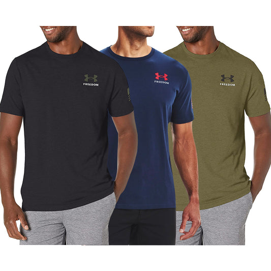 Under Armour Men's T-Shirt UA Freedom Banner Short Sleeve Graphic Tee 1370818