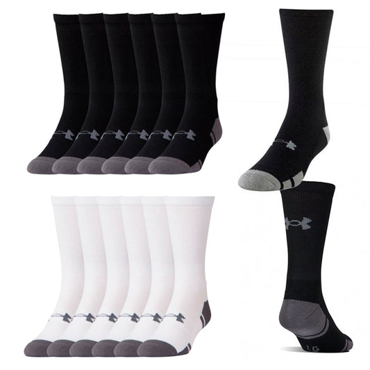 Under Armour Men's Resistor III 3.0 6-Pack Crew Activewear Athletic Sock U292