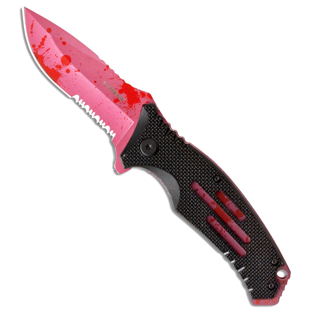 Black / Pink / Red Spatter