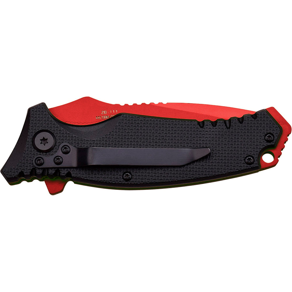 Black / Red / Green Spatter