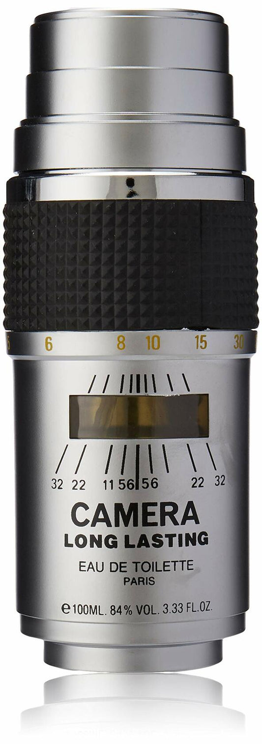 Camera Long Lasting by Max Deville Eau De Toilette Spray (Metal Packaging) 3.4 oz for Men