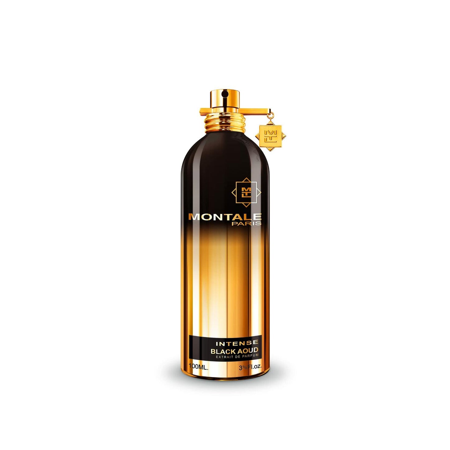 Montale Intense Black Aoud by Montale Eau De Parfum Spray (Unisex) 3.4 oz for Men