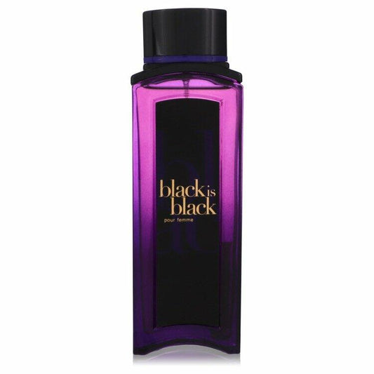 Black is Black by Nu Parfums Eau De Parfum Spray (unboxed) 3.3 oz for Women