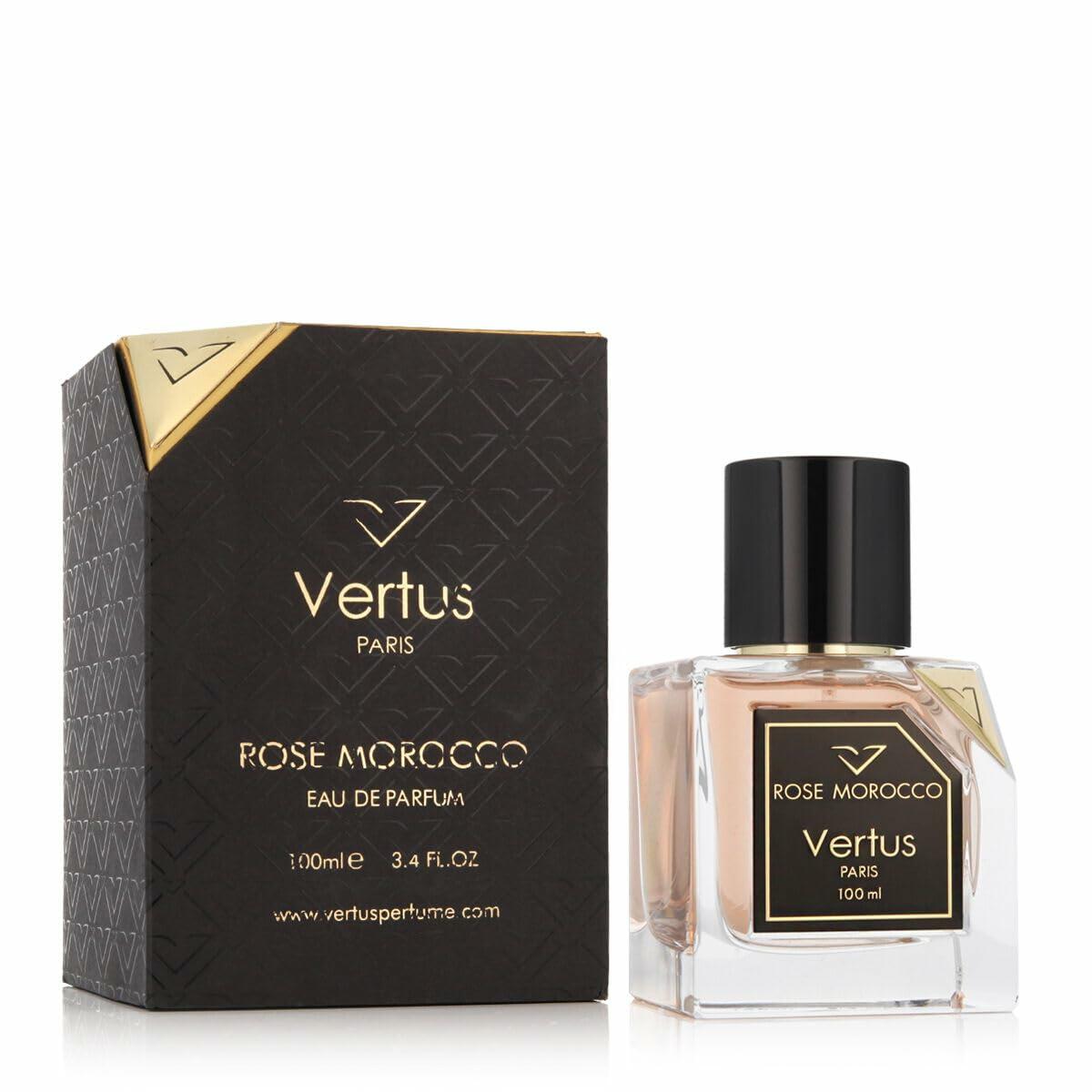 Vertus Rose Morocco by Vertus Eau De Parfum Spray (Unisex) 3.4 oz for Men