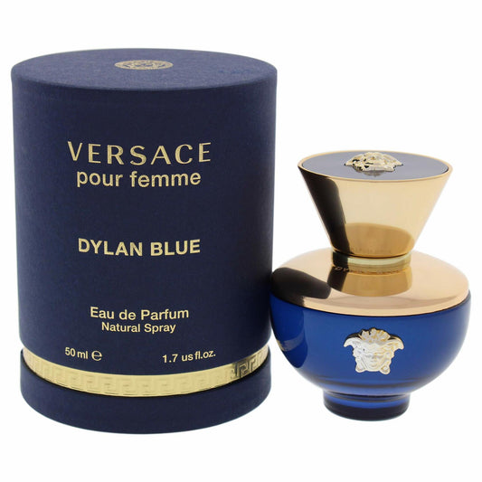 Versace Dylan Blue Pour Femme Eau de Parfum Spray, 1.7 Fl Oz, Pack of 1
