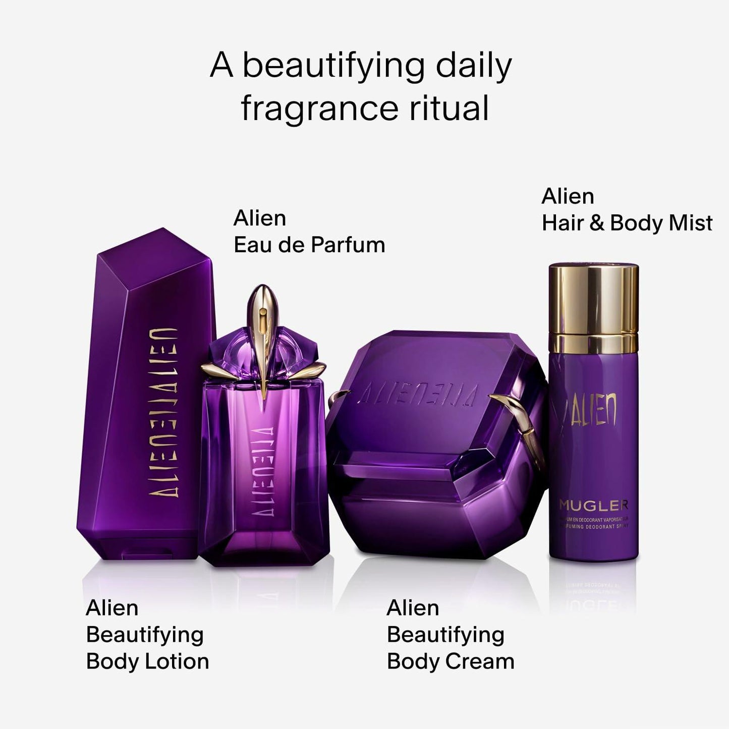 Mugler Alien Scented Body Lotion - Floral, Jasmine & Amber Women's Perfume Body Moisturizer - 6.7 Fl Oz