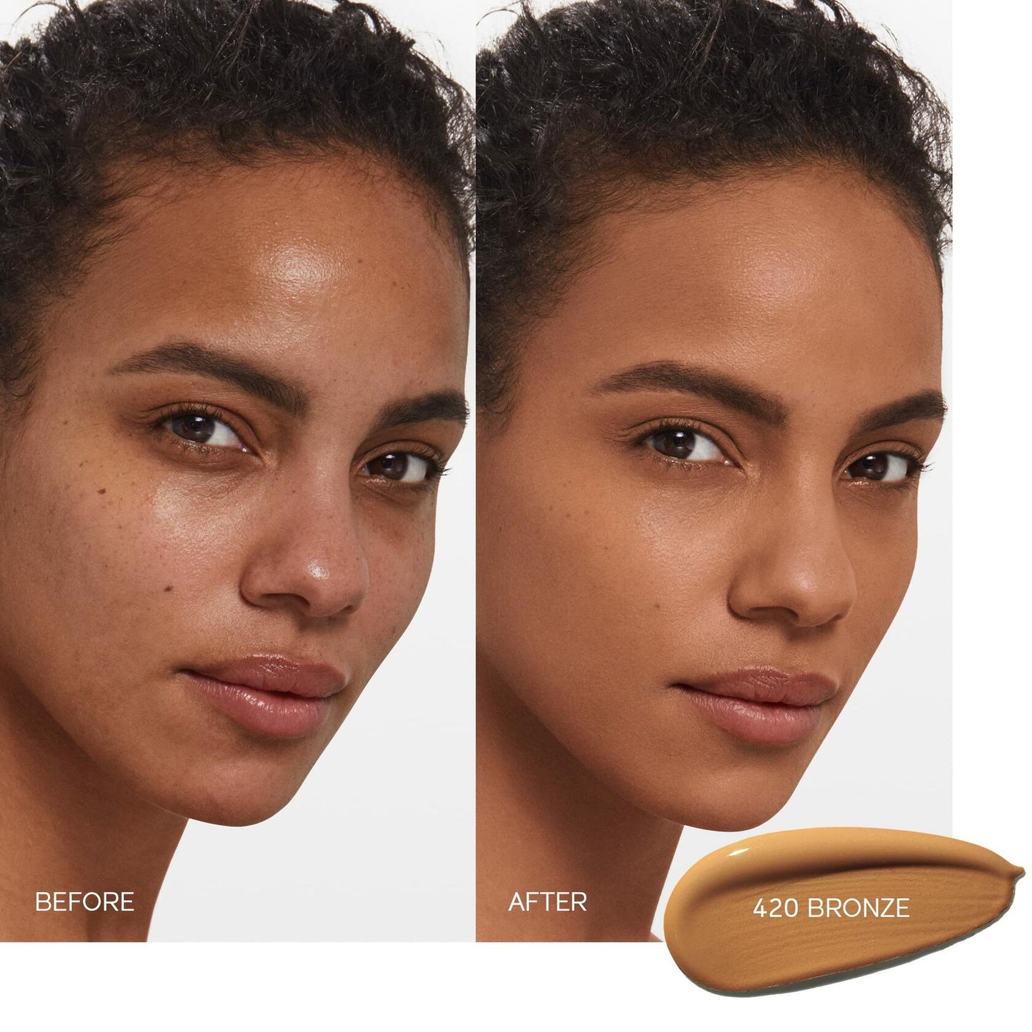 SHISEIDO/SYNCHRO SKIN SELF -REFRESHING FOUNDATION (420) BRONZE 1.0 OZ (30 ML)