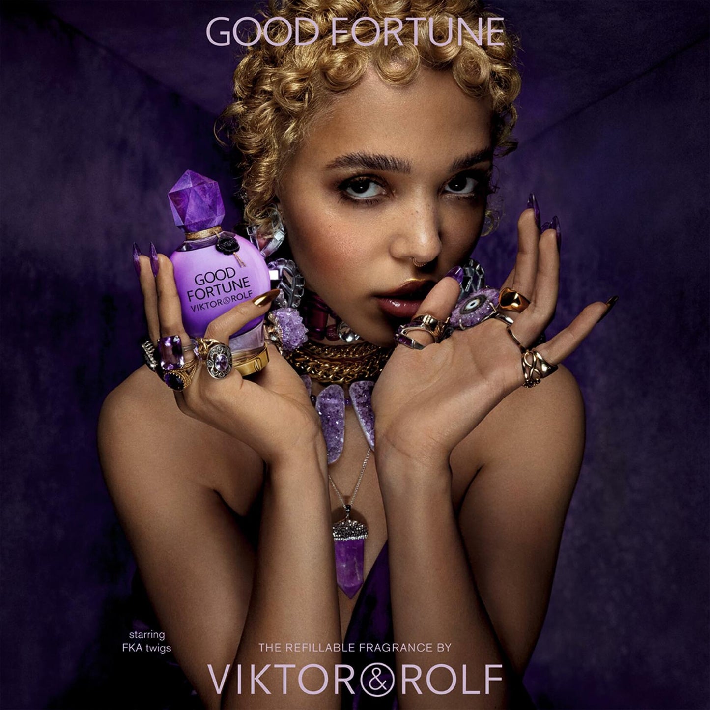 Viktor&Rolf - Good Fortune Eau de Parfum - Floral Women's Perfume - With Notes of Jasmine & Vanilla - 1.7 Fl Oz