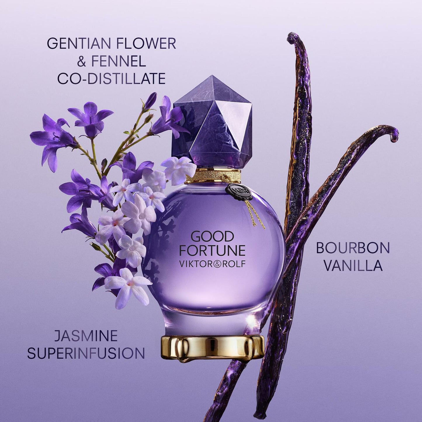 Viktor&Rolf - Good Fortune Eau de Parfum - Floral Women's Perfume - With Notes of Jasmine & Vanilla - 1.7 Fl Oz