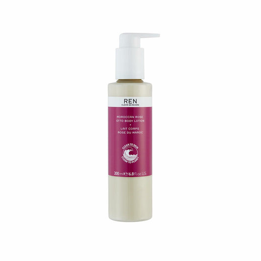 REN Clean Skincare Moroccan Rose Otto Body Cream, 6.8 Fl Oz