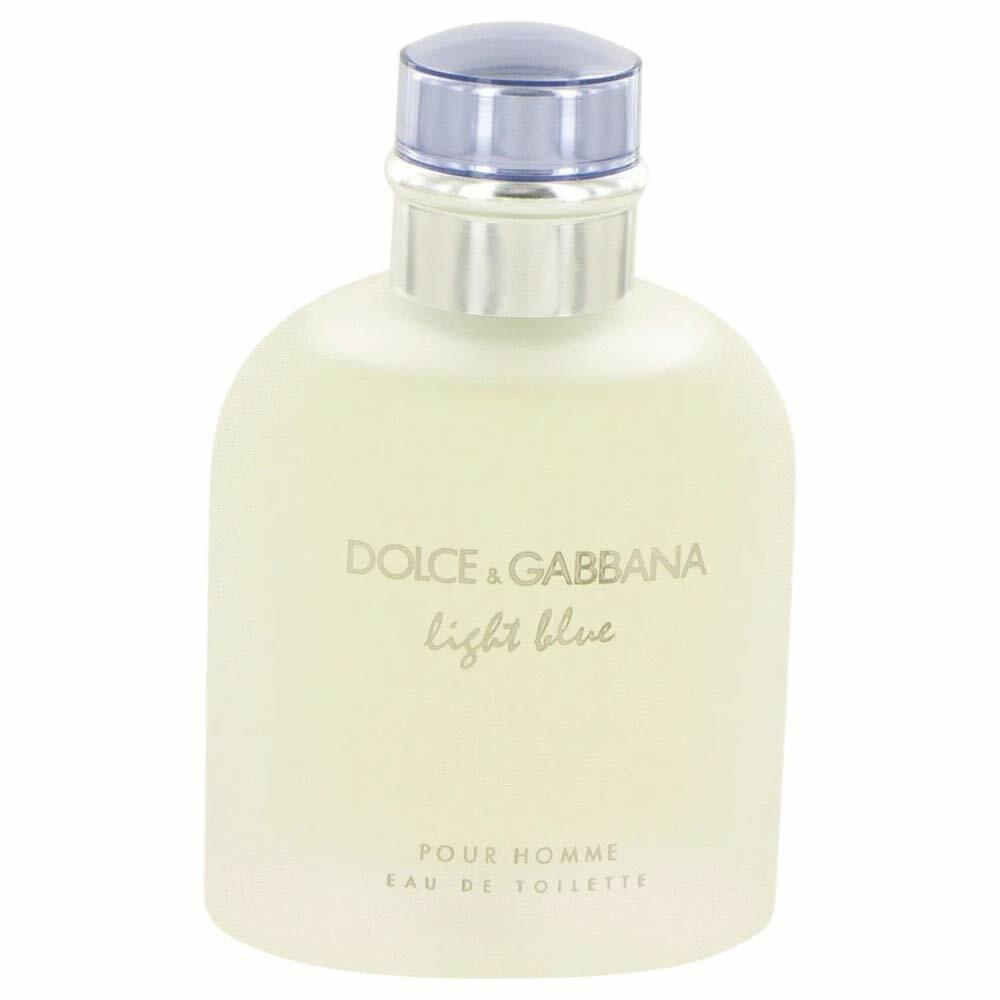Dolce & Gabbana Light Blue for Men Eau de Toilette Spray, 4.2 Ounce (Tester/Plain Box)