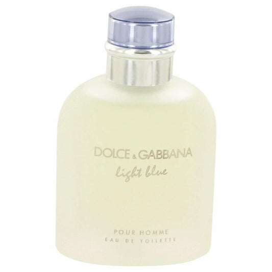 Dolce & Gabbana Light Blue for Men Eau de Toilette Spray, 4.2 Ounce (Tester/Plain Box)