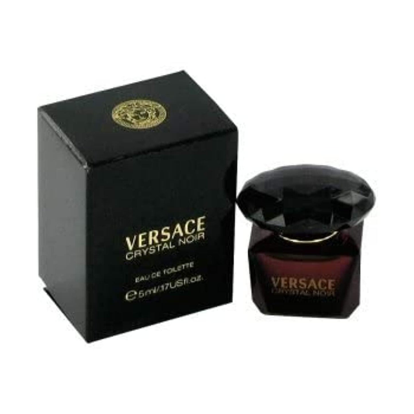 Versace Crystal Noir for Women Eau de Toilette Mini, 0.17 Ounce