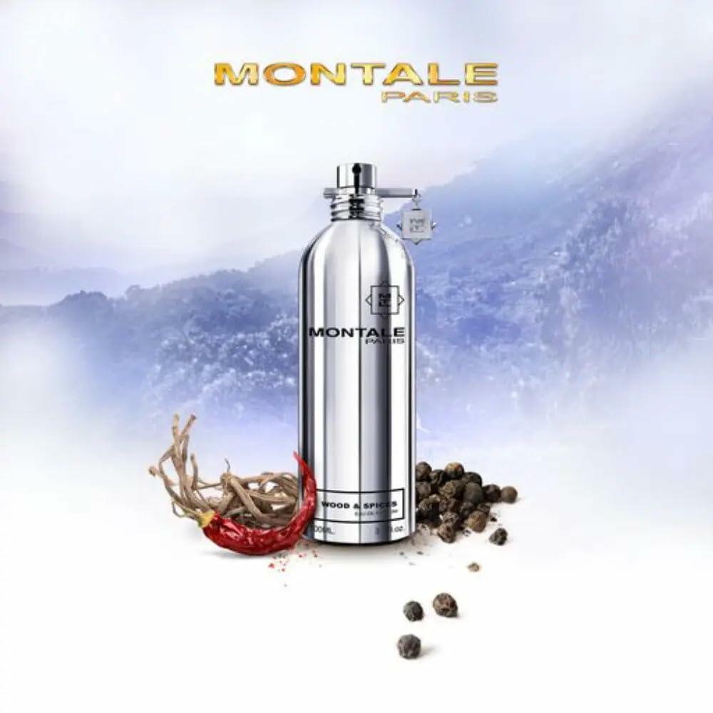 Montale Wood & Spices by Montale Eau De Parfum Spray 3.4 oz for Men