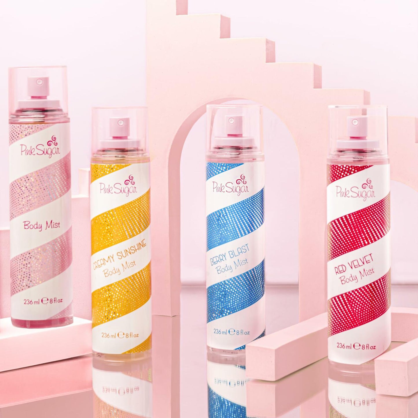 PINK SUGAR/AQUOLINA BODY MIST SPRAY 8.0 OZ (236 ML) (W)