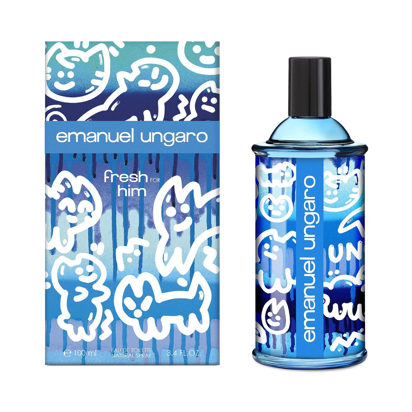 FRESH FOR HIM/UNGARO EDT SPRAY 3.4 OZ (100 ML) (M)