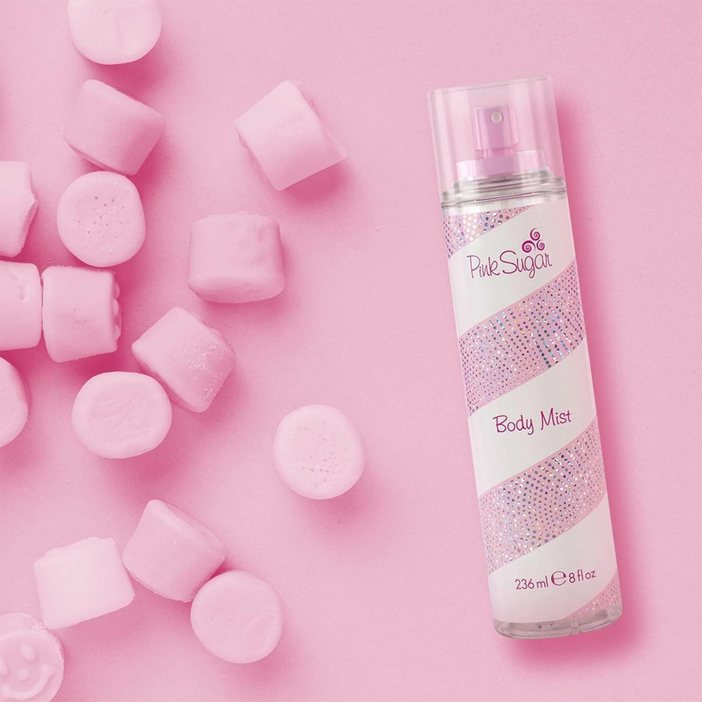 PINK SUGAR/AQUOLINA BODY MIST SPRAY 8.0 OZ (236 ML) (W)