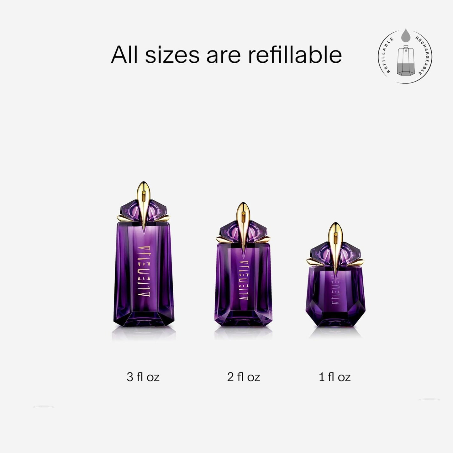 Mugler Alien - Eau de Parfum - Women's Perfume - Floral & Woody - With Jasmine, Wood, and Amber - Long Lasting Fragrance - 1.0 Fl Oz