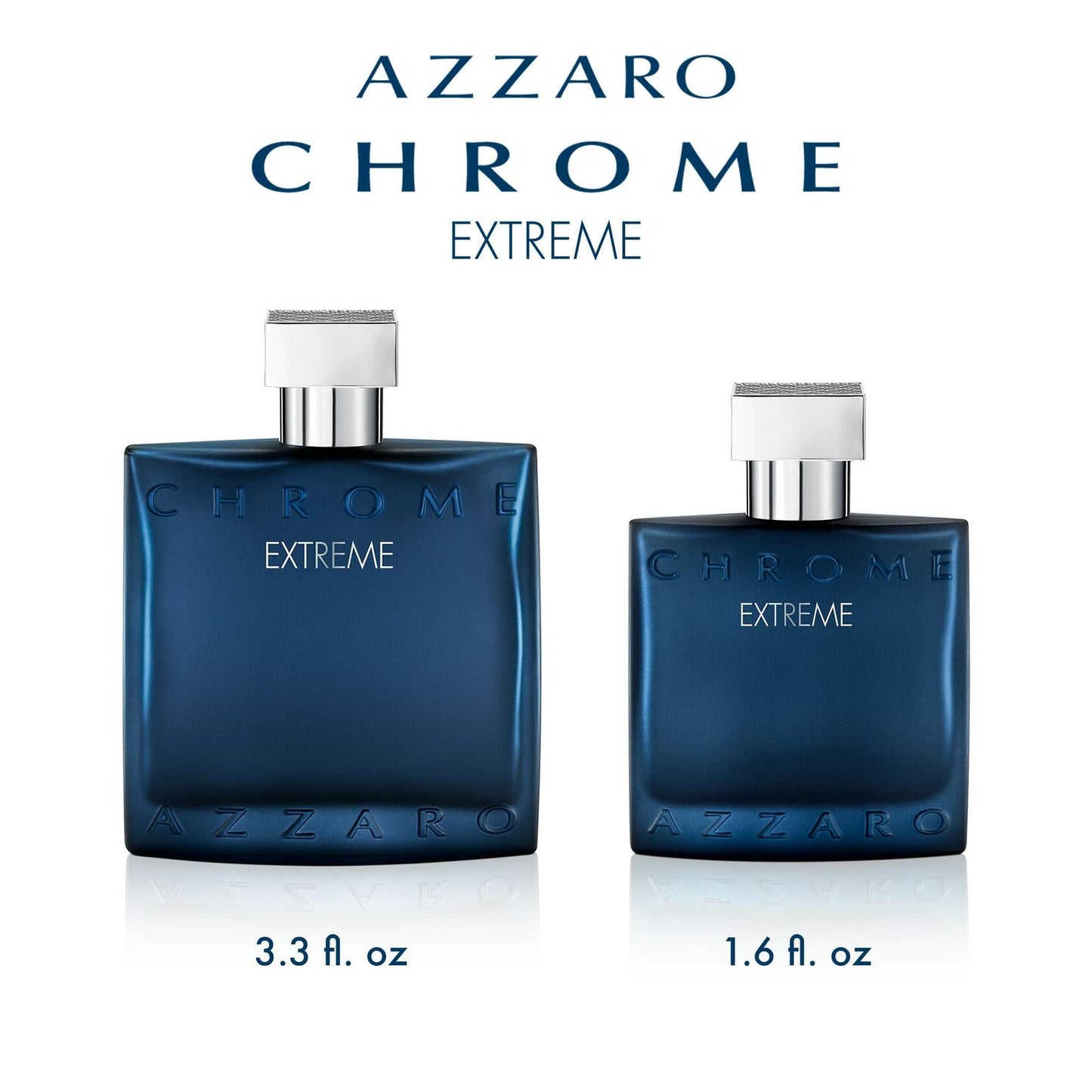 Azzaro Chrome Extreme Eau de Parfum - Mens Cologne - Woody, Citrus & Amber Fragrance, 1.6 Fl Oz