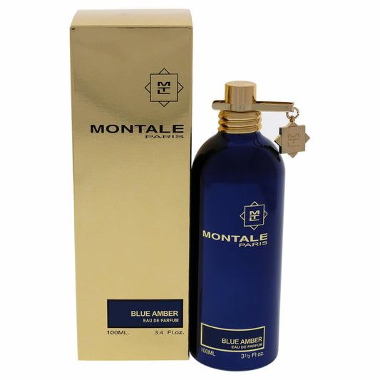 MONTALE Blue Amber Eau de Parfum Spray, 3.3 Fl Oz