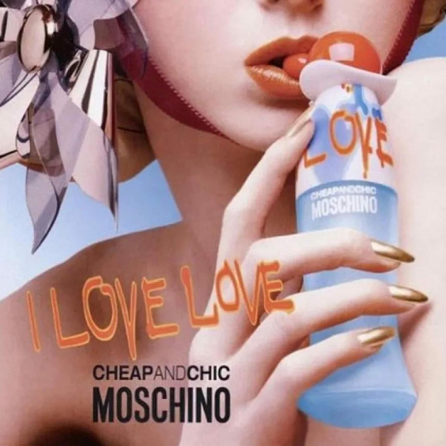 Moschino I Love Love Cheap and Chic For Women. Eau De Toilette Spray 1.7 Ounces