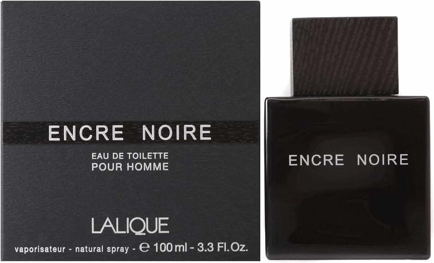 Lalique Encre Noire Pour Homme EDT Spray, 3.3 oz