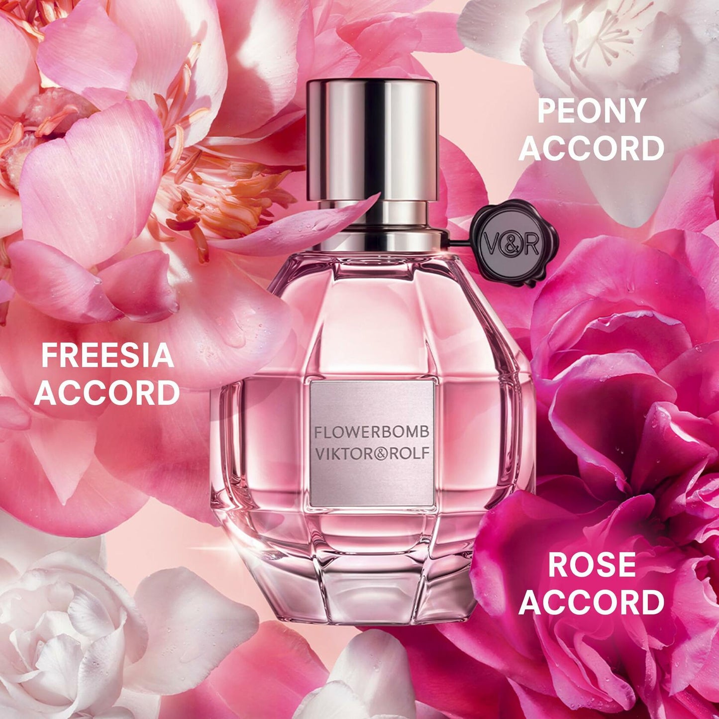 Viktor&Rolf - Flowerbomb Eau de Parfum - Women's Perfume - Floral & Woody - With Notes of Vanilla, Jasmine, & Rose - 3.4 Fl Oz
