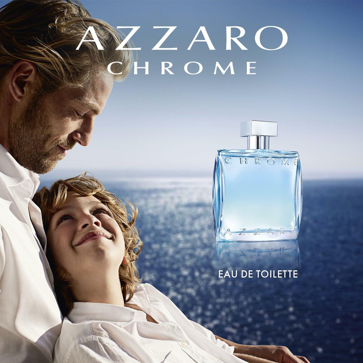 Azzaro Chrome Eau de Toilette - Fresh Mens Cologne Gift Set - 3-Piece Holiday Set Includes Full Size + Travel Size Fragrances + Hair & Body Shampoo – Citrus Aquatic Cologne for Men - Lasting Wear
