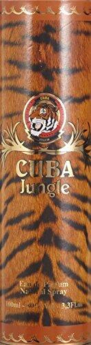Cuba Jungle Tiger Cuba Eau De Parfum Spray for Women, 3.4 Ounce (Pack of 7)