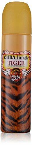 Cuba Jungle Tiger Cuba Eau De Parfum Spray for Women, 3.4 Ounce (Pack of 7)