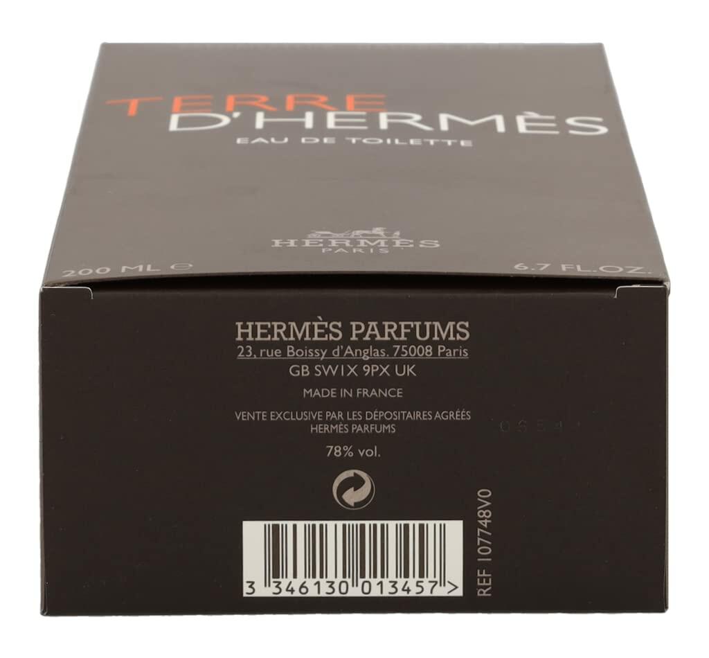 Terre D'Hermes by Hermes for Men 6.7 oz oz Eau de Toilette Spray