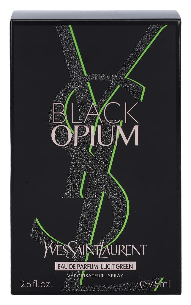 BLACK OPIUM GREEN/YSL EDP SPRAY 2.5 OZ (75 ML) (W)