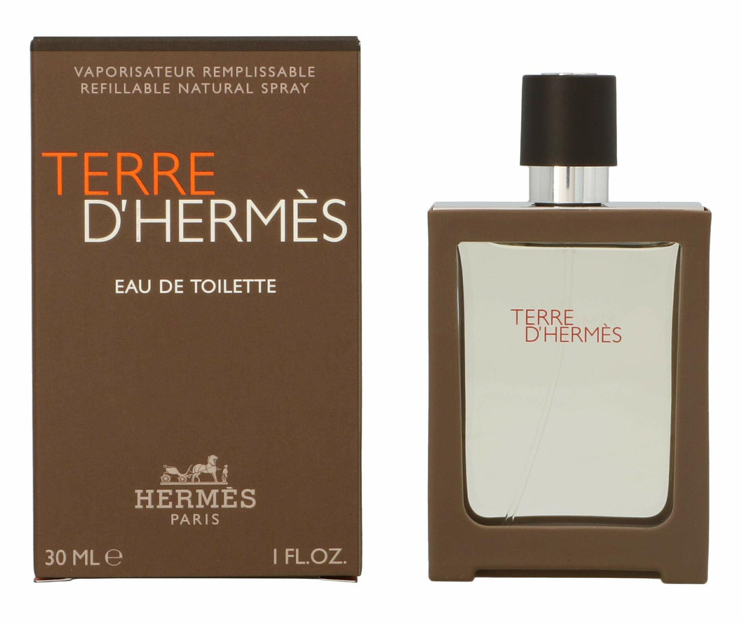 TERRE D'HERMES/HERMES EDT SPRAY REFILLABLE 1.0 OZ (30 ML) (M)