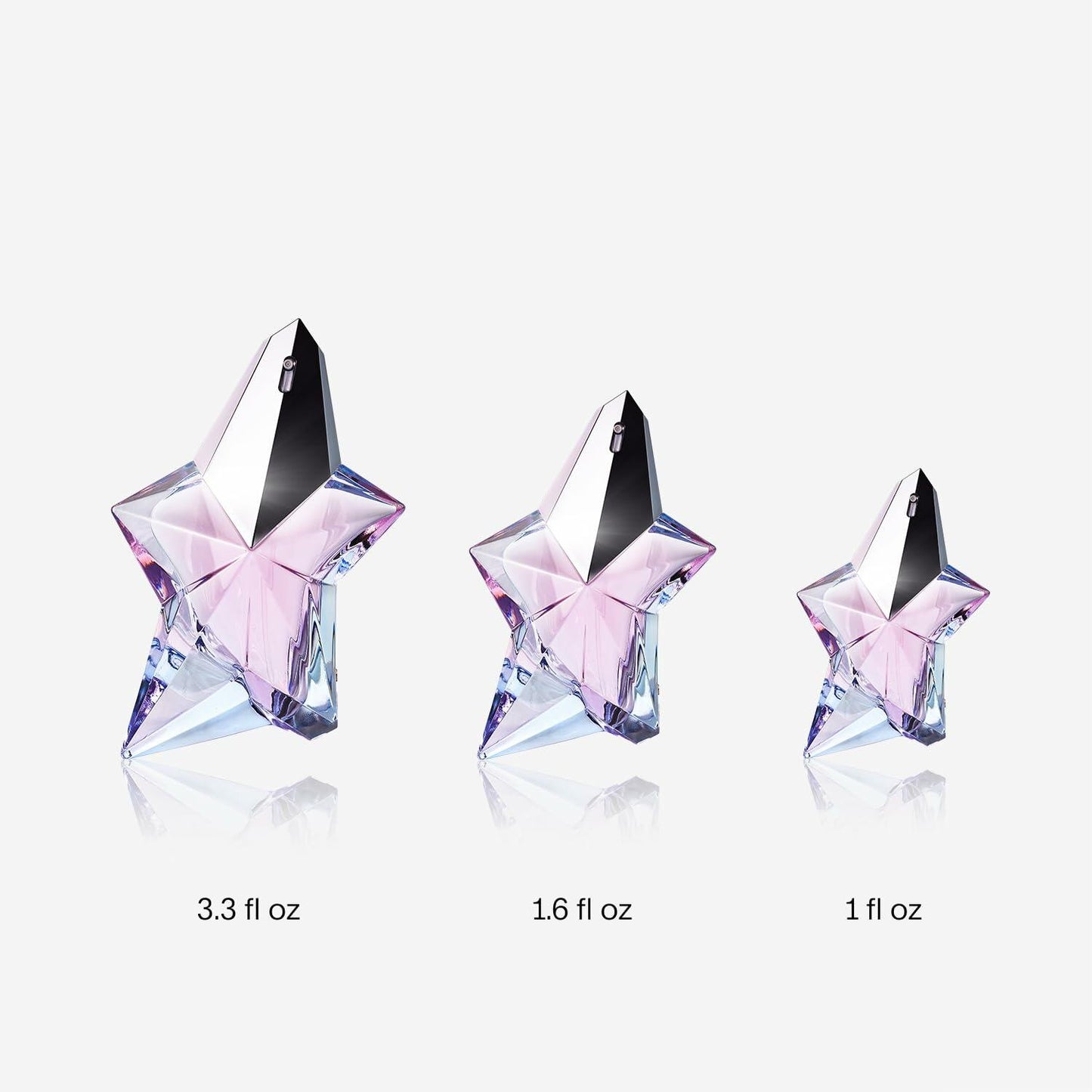 Mugler Angel - Eau de Toilette - Women's Perfume - Floral & Woody - With Peony, Praline, and Wood Accord - Long Lasting Fragrance - 3.3 Fl Oz