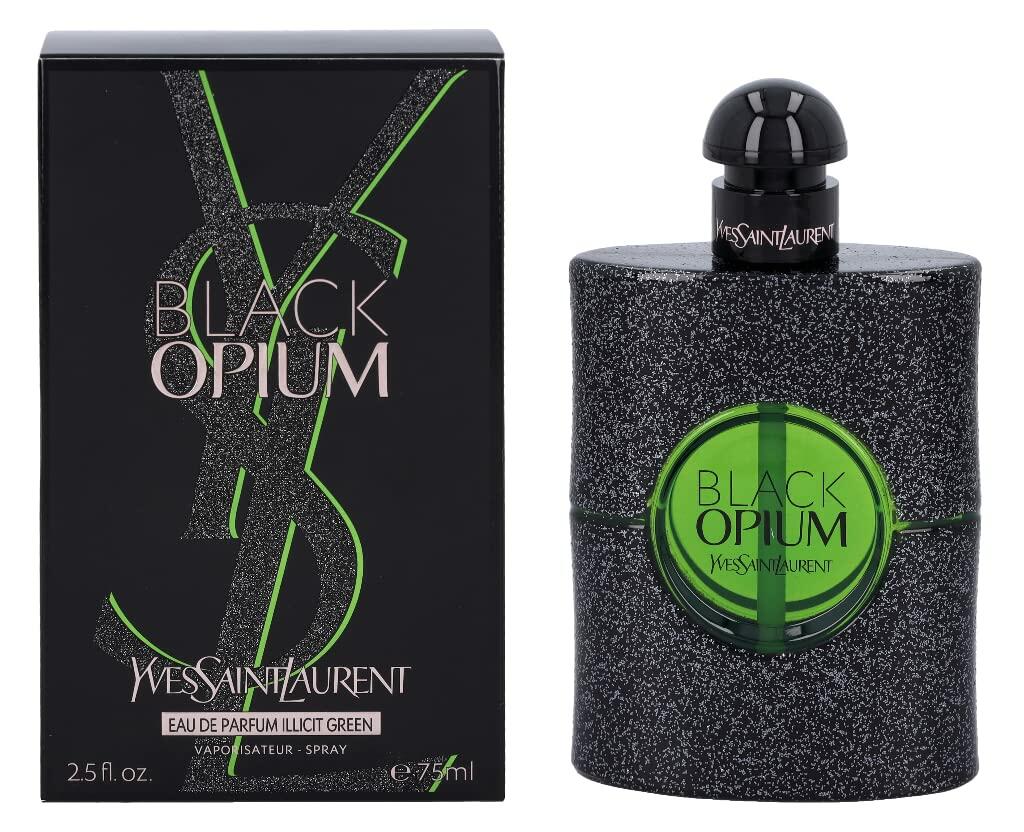 BLACK OPIUM GREEN/YSL EDP SPRAY 2.5 OZ (75 ML) (W)