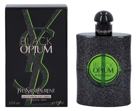 BLACK OPIUM GREEN/YSL EDP SPRAY 2.5 OZ (75 ML) (W)