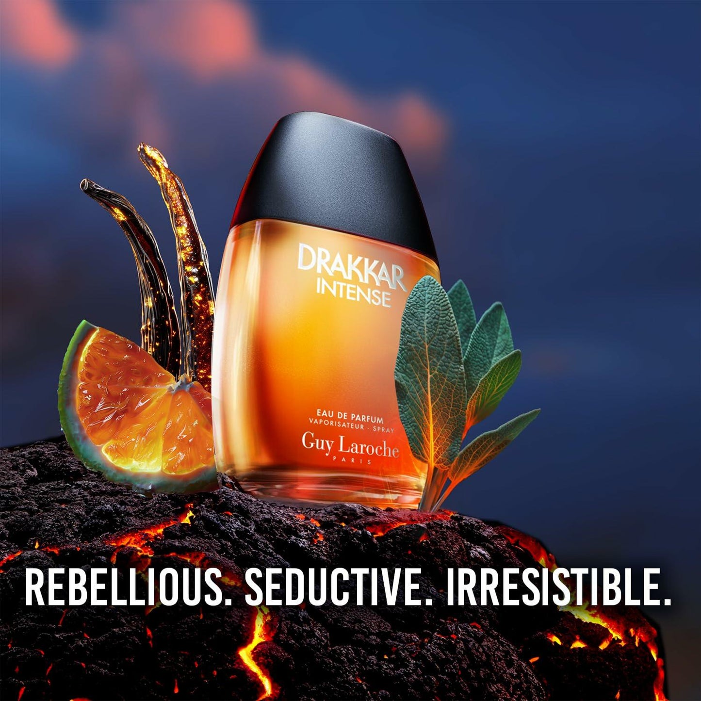 DRAKKAR NOIR INTENSE/GUY LAROCHE EDP SPRAY 3.3 OZ (100 ML) (M)